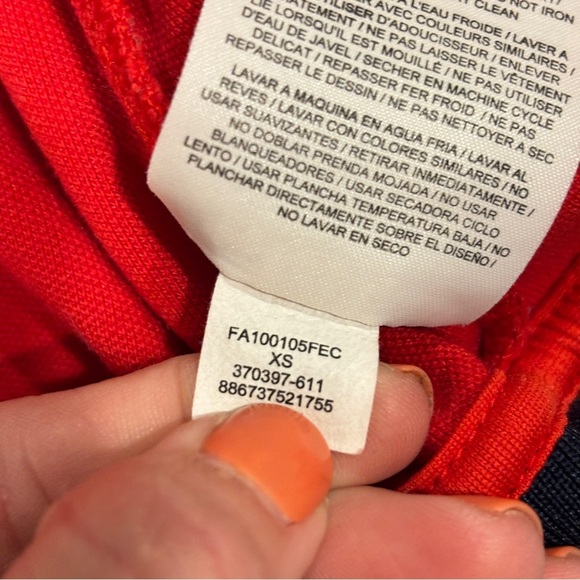 Nike Sportswear Vintage Warm Up Red Full Zip Jacket Size XS - Picture 7 of 10